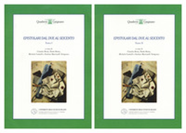 Epistolari dal Due al Seicento - Librerie.coop Epistolari dal Due al Seicento - Librerie.coop