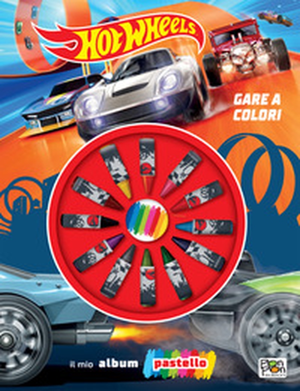 Gare a colori. Hot Wheels. Il mio album pastello - Librerie.coop Gare a colori. Hot Wheels. Il mio album pastello - Librerie.coop