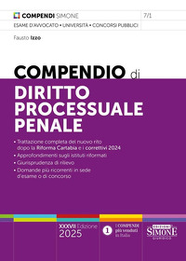 Compendio di diritto processuale penale - Librerie.coop Compendio di diritto processuale penale - Librerie.coop