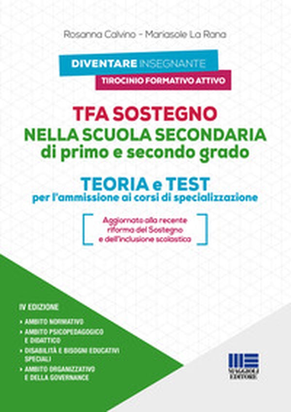 TFA sostegno nella scuola secondaria di primo e secondo grado - Librerie.coop TFA sostegno nella scuola secondaria di primo e secondo grado - Librerie.coop