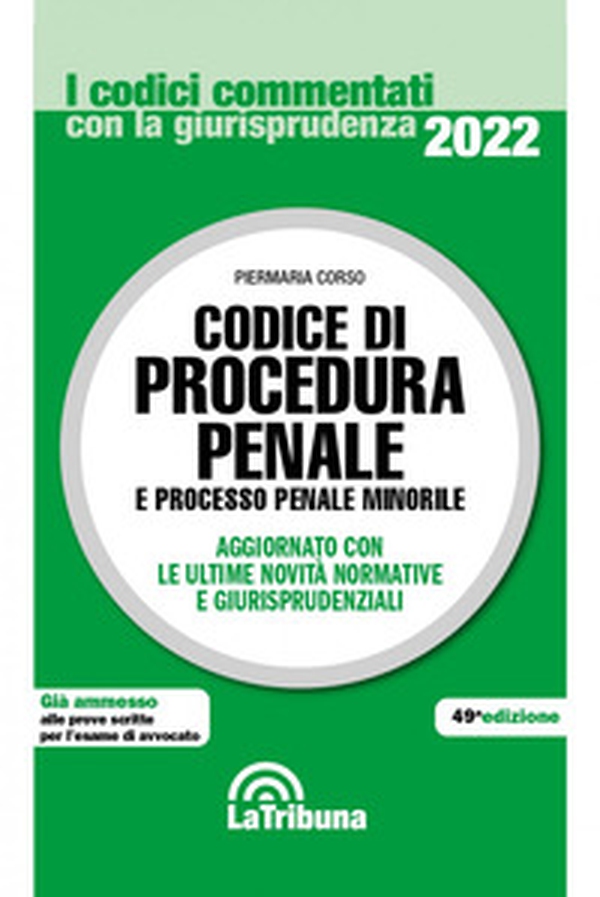 Codice di procedura penale e processo penale minorile - Librerie.coop Codice di procedura penale e processo penale minorile - Librerie.coop