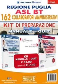 Regione Puglia. ASL BT. 162 Collaboratori amministrativi. Kit di preparazione. Manuale Completo + Quiz con risposte commentate - Librerie.coop Regione Puglia. ASL BT. 162 Collaboratori amministrativi. Kit di preparazione. Manuale Completo + Quiz con risposte commentate - Librerie.coop