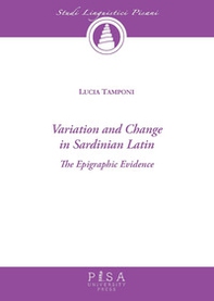 Variation and change in sardinian latin - Librerie.coop Variation and change in sardinian latin - Librerie.coop