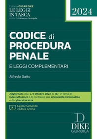 Codice di procedura penale e leggi complemetari - Librerie.coop