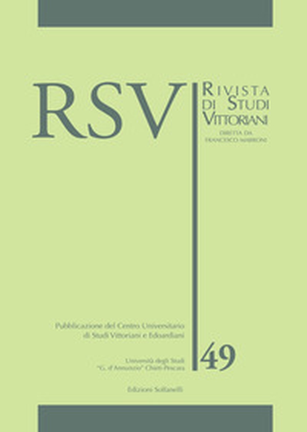 RSV. Rivista di studi vittoriani - Vol. 49 - Librerie.coop RSV. Rivista di studi vittoriani - Vol. 49 - Librerie.coop