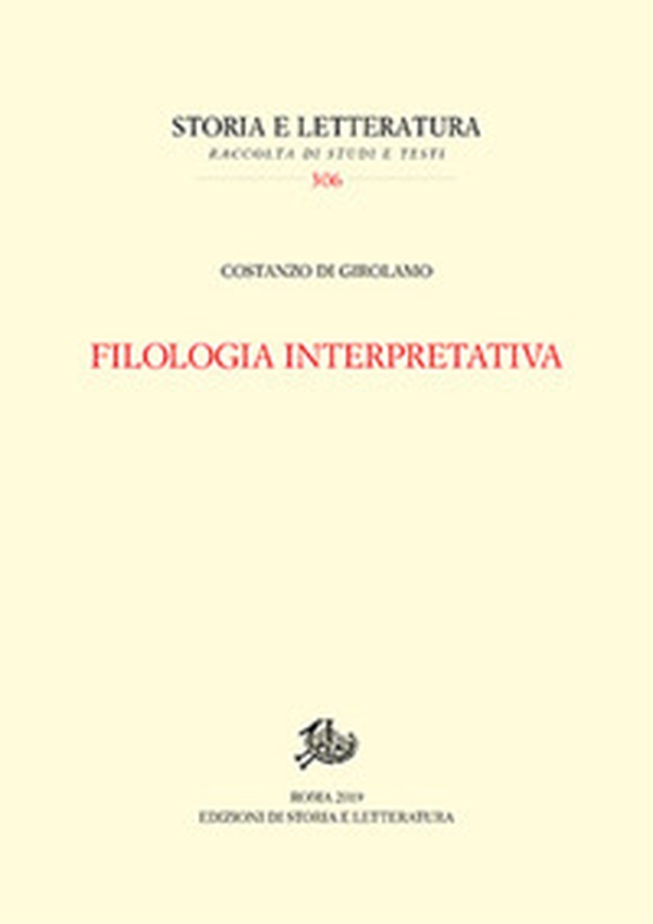Filologia interpretativa - Librerie.coop Filologia interpretativa - Librerie.coop