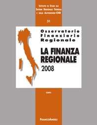 Osservatorio finanziario regionale/31. La finanza regionale 2008 - Librerie.coop