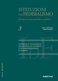 Istituzioni del federalismo. Rivista di studi giuridici e politici - Vol. 3 - Librerie.coop