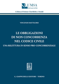 Le obbligazioni di non concorrenza nel codice civile - Librerie.coop