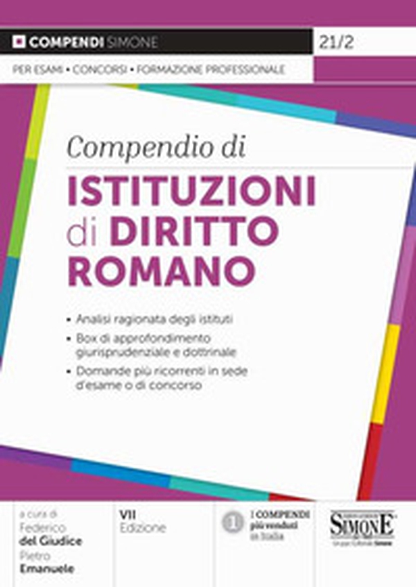 Compendio di istituzioni di diritto romano - Librerie.coop Compendio di istituzioni di diritto romano - Librerie.coop