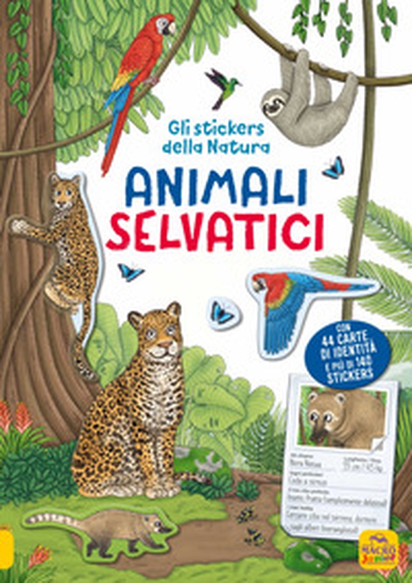 Animali selvatici. Gli stickers della natura - Librerie.coop Animali selvatici. Gli stickers della natura - Librerie.coop