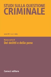 Studi sulla questione criminale - Vol. 3 - Librerie.coop