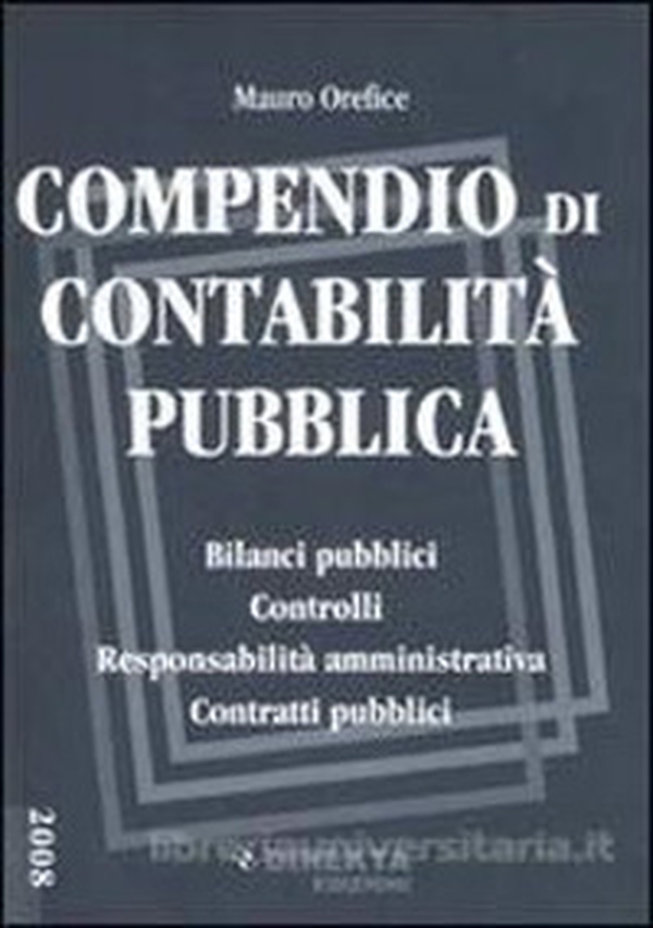 Compendio di contabilità pubblica - Librerie.coop Compendio di contabilità pubblica - Librerie.coop
