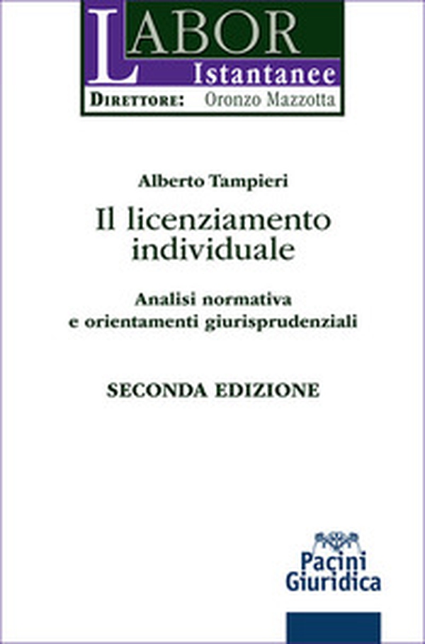 Il licenziamento individuale. Analisi normativa e orientamenti giurisprudenziali - Librerie.coop