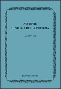 Archivio di storia della cultura (2002) - Librerie.coop