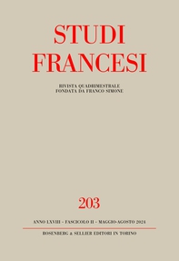 Studi Francesi 203 - Librerie.coop Studi Francesi 203 - Librerie.coop