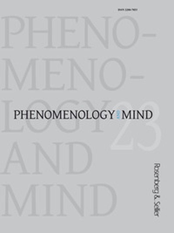 Phenomenology and mind - Vol. 23 - Librerie.coop Phenomenology and mind - Vol. 23 - Librerie.coop
