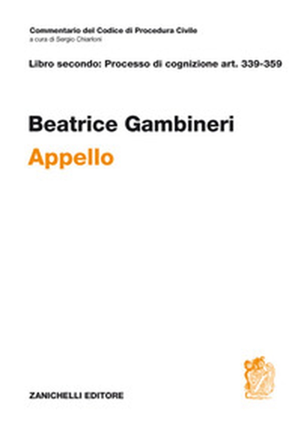 ART. 339-359. Appello - Librerie.coop ART. 339-359. Appello - Librerie.coop