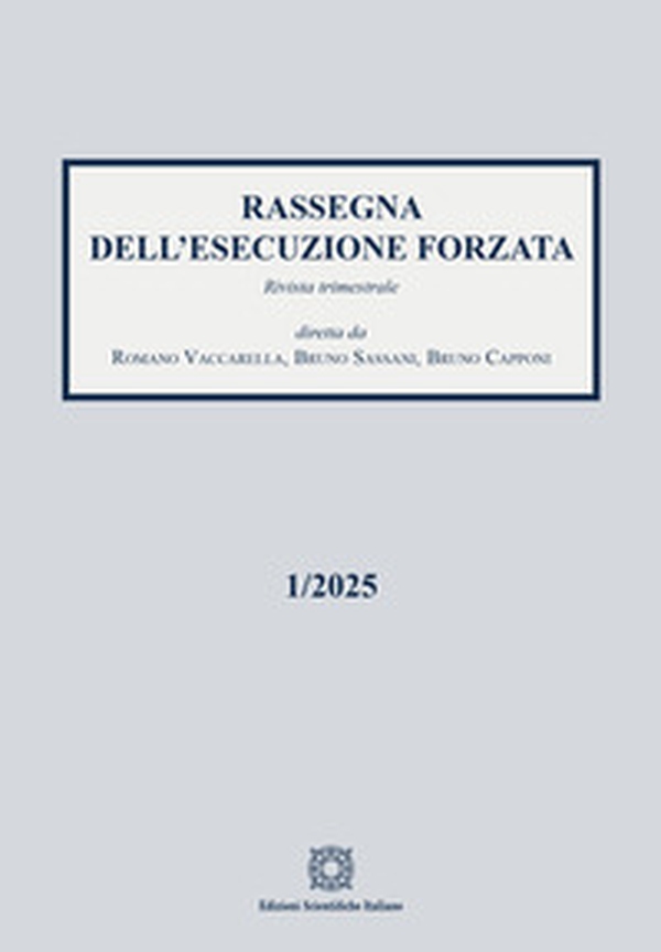 Rassegna dell'esecuzione forzata - Vol. 1 - Librerie.coop Rassegna dell'esecuzione forzata - Vol. 1 - Librerie.coop