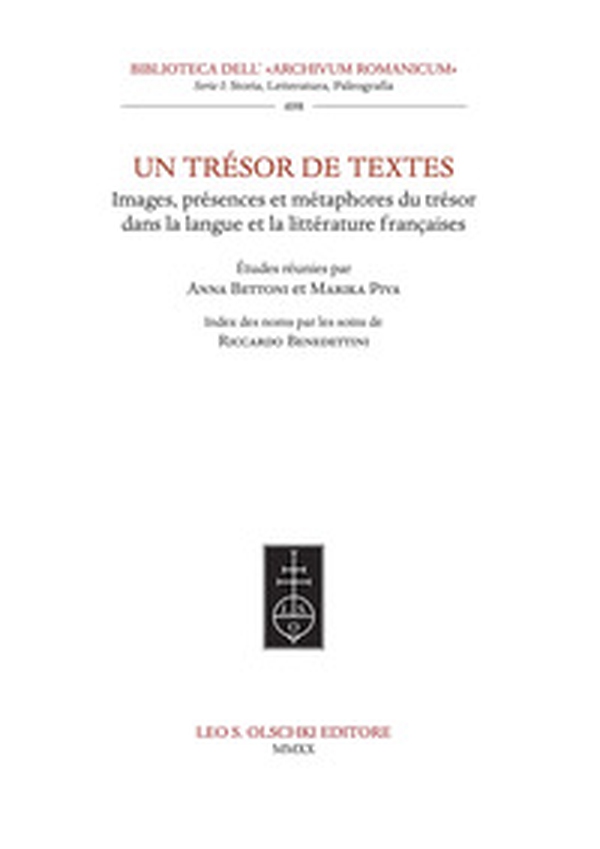 Un trésor de textes. Images, présences et métaphores du trésor dans la langue et la littérature françaises - Librerie.coop Un trésor de textes. Images, présences et métaphores du trésor dans la langue et la littérature françaises - Librerie.coop