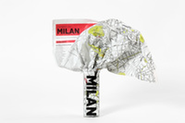 Crumpled city map. Milan - Librerie.coop Crumpled city map. Milan - Librerie.coop