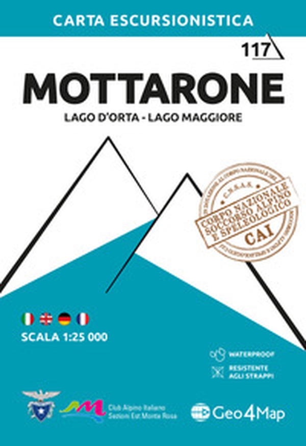 117 Mottarone. Carta escursionistica 1:25.000 - Librerie.coop