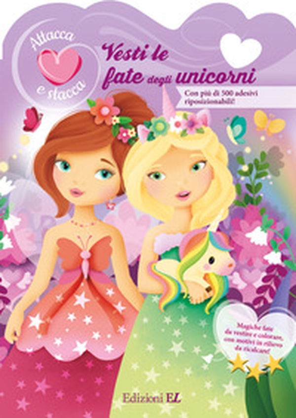 Vesti le fate degli unicorni. Attacca e stacca. Con adesivi - Librerie.coop Vesti le fate degli unicorni. Attacca e stacca. Con adesivi - Librerie.coop