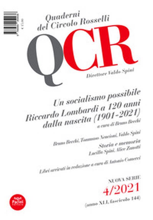 QCR. Quaderni del Circolo Rosselli - Librerie.coop QCR. Quaderni del Circolo Rosselli - Librerie.coop