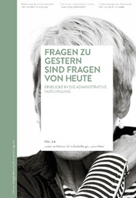 Fragen zu gestern sind Fragen von heute. Einblicke in die administrative Versorgung - Librerie.coop