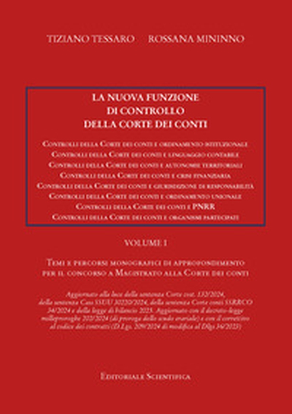 La nuova funzione di controllo della corte dei conti. Temi e percorsi monografici di approfondimento per il concorso a magistrato alla Corte dei Conti - Vol. 1 - Librerie.coop La nuova funzione di controllo della corte dei conti. Temi e percorsi monografici di approfondimento per il concorso a magistrato alla Corte dei Conti - Vol. 1 - Librerie.coop