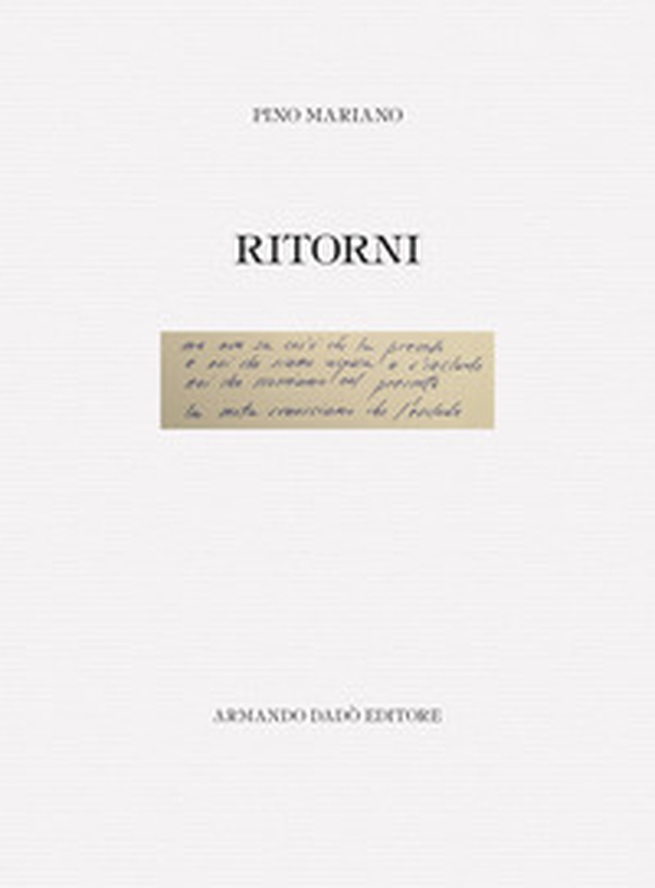 Ritorni. Gannariente e altre quarantene - Librerie.coop Ritorni. Gannariente e altre quarantene - Librerie.coop