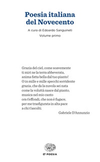 Poesia italiana del Novecento - Librerie.coop Poesia italiana del Novecento - Librerie.coop
