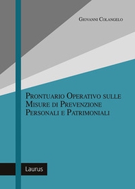 Prontuario operativo sulle misure di prevenzione personali e patrimoniali - Librerie.coop