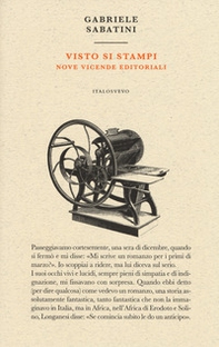Visto si stampi. Nove vicende editoriali - Librerie.coop Visto si stampi. Nove vicende editoriali - Librerie.coop