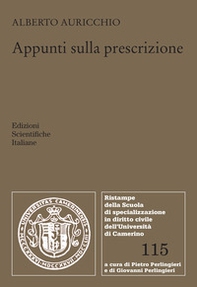 Appunti sulla prescrizione - Librerie.coop