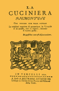 La cuciniera piemontese (rist. anast. 1771) - Librerie.coop