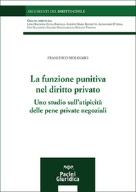 La funzione punitiva nel diritto privato. Uno studio sull'atipicità delle pene private negoziali - Librerie.coop