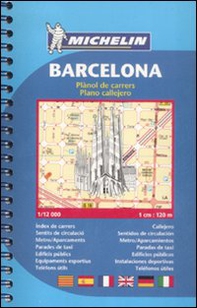 Barcelona. Plànol de carrers-Plano callejero 1:12.000 - Librerie.coop