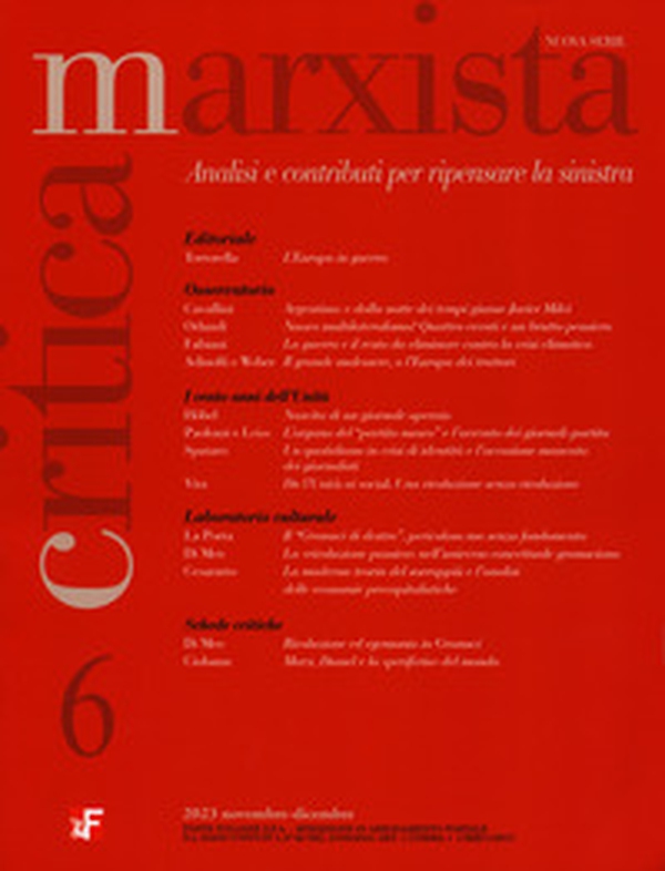 Critica marxista - Vol. 6 - Librerie.coop Critica marxista - Vol. 6 - Librerie.coop