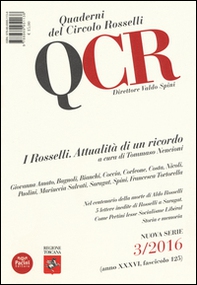 QCR. Quaderni del Circolo Fratelli Rosselli (2016) - Vol. 3 - Librerie.coop