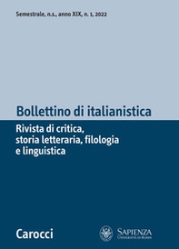 Bollettino di italianistica - Vol. 1 - Librerie.coop