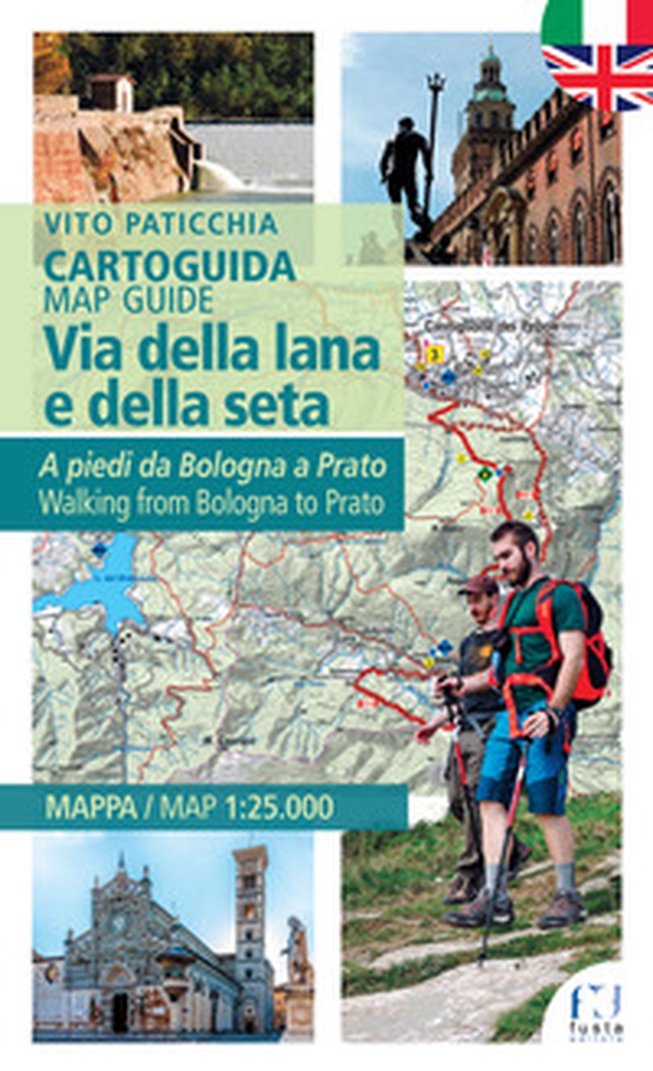 Via della lana e della seta. A piedi da Bologna a Prato. Cartoguida. Ediz. italiana e inglese - Librerie.coop Via della lana e della seta. A piedi da Bologna a Prato. Cartoguida. Ediz. italiana e inglese - Librerie.coop