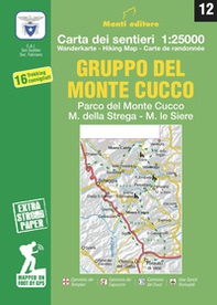 Gruppo del Monte Cucco. Parco del Monte Cucco, M. della Strega, M. le Siere. Carta dei sentieri 1:25000 - Librerie.coop