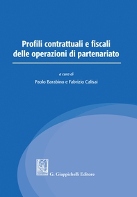 Profili contrattuali e fiscali delle operazioni di partenariato- e-Book - Librerie.coop