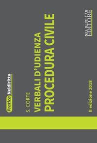 Verbali d'udienza. Procedura civile - Librerie.coop