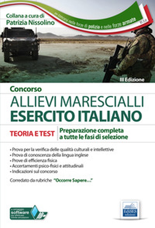 Concorso allievi marescialli Esercito italiano. Teoria e test per la preparazione completa a tutte le fasi di selezione - Librerie.coop Concorso allievi marescialli Esercito italiano. Teoria e test per la preparazione completa a tutte le fasi di selezione - Librerie.coop