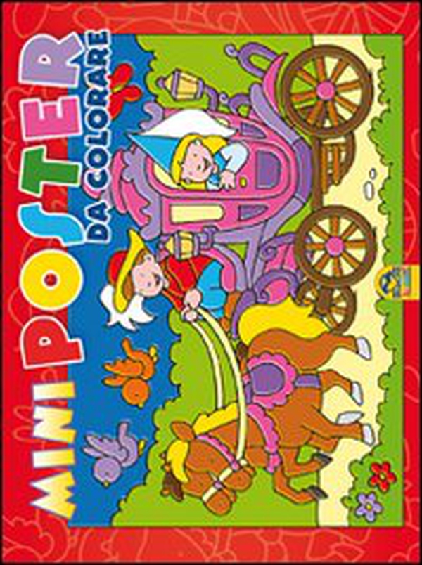 Mini poster da colorare. Rosso - Librerie.coop Mini poster da colorare. Rosso - Librerie.coop