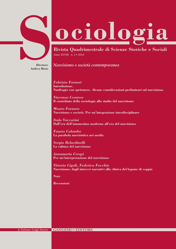 Sociologia n. 2/2014 - Librerie.coop Sociologia n. 2/2014 - Librerie.coop