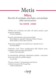Metis. Ricerche di sociologia, psicologia e antropologia della comunicazione - Librerie.coop