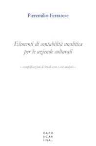 Elementi di contabilità analitica per le aziende culturali - Librerie.coop